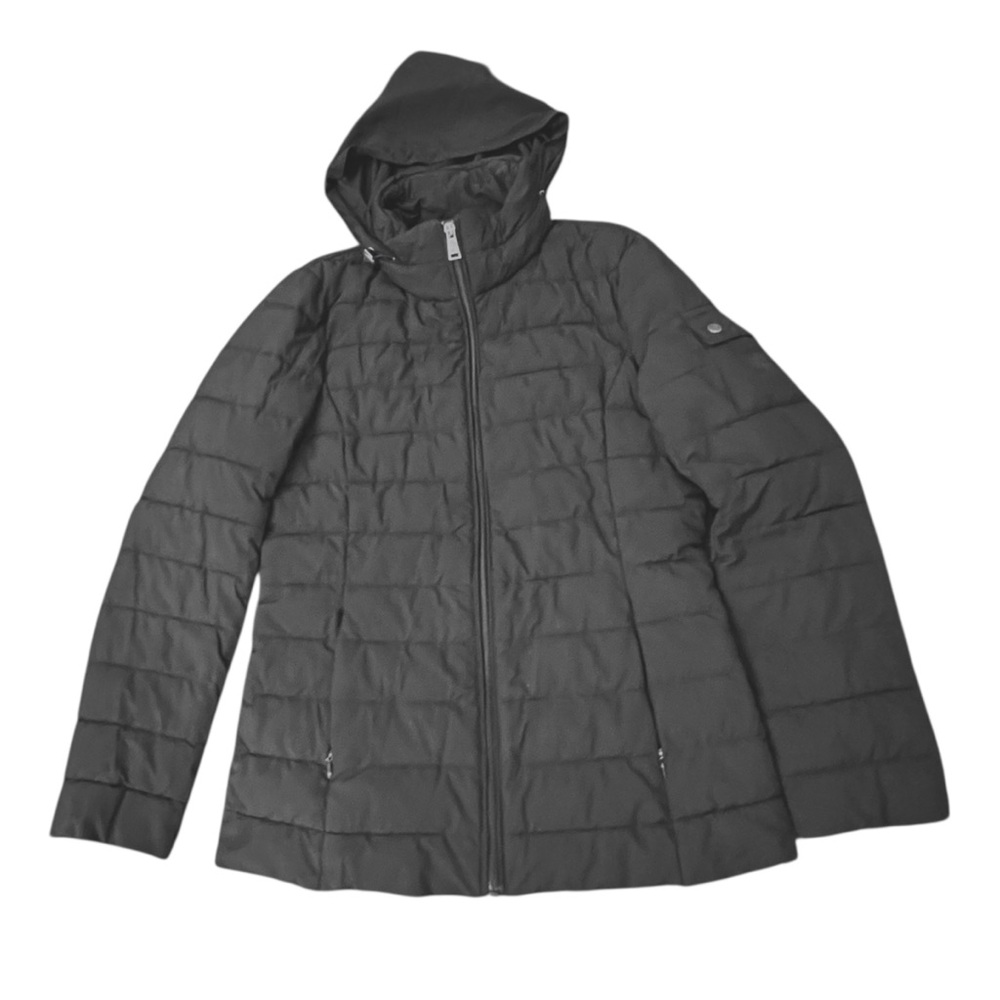 Lauren Ralph Lauren Black Label Womens Jacket XS Black Full Zip Quilted Puffer‎